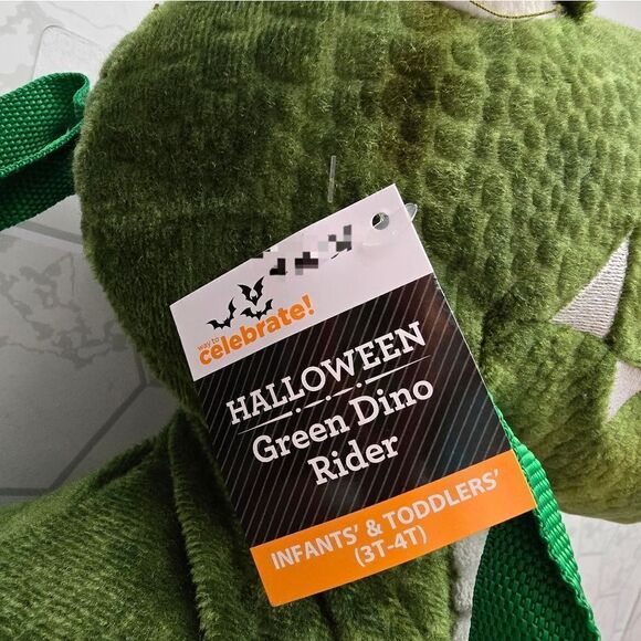 Dino Rider T-Rex Halloween Costume for Toddler, Size 3-4T, Way to Celebrate - Picture 2 of 5